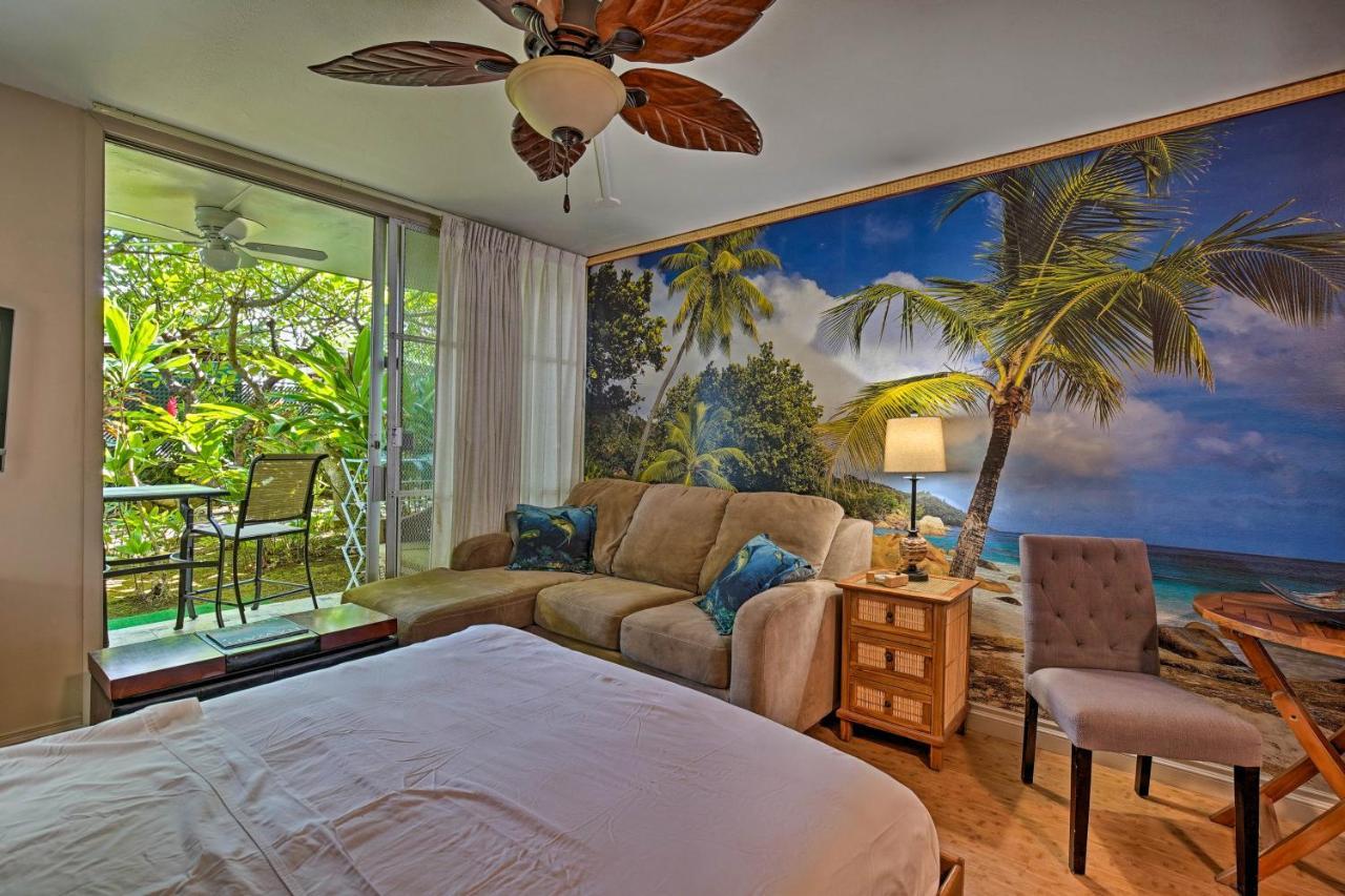 Ferienwohnung Kailua Studio With Pool Access And Garden Views! Exterior foto